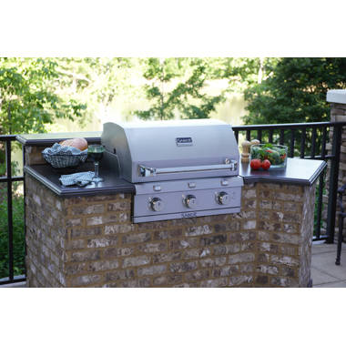 Drop in shop natural gas grill